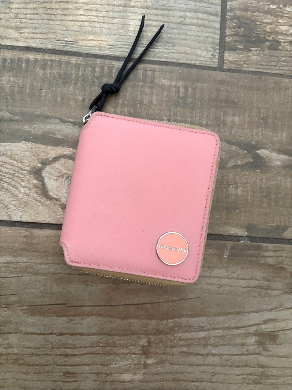 shortyLOVE- Pink Zip-Around Women's Wallet